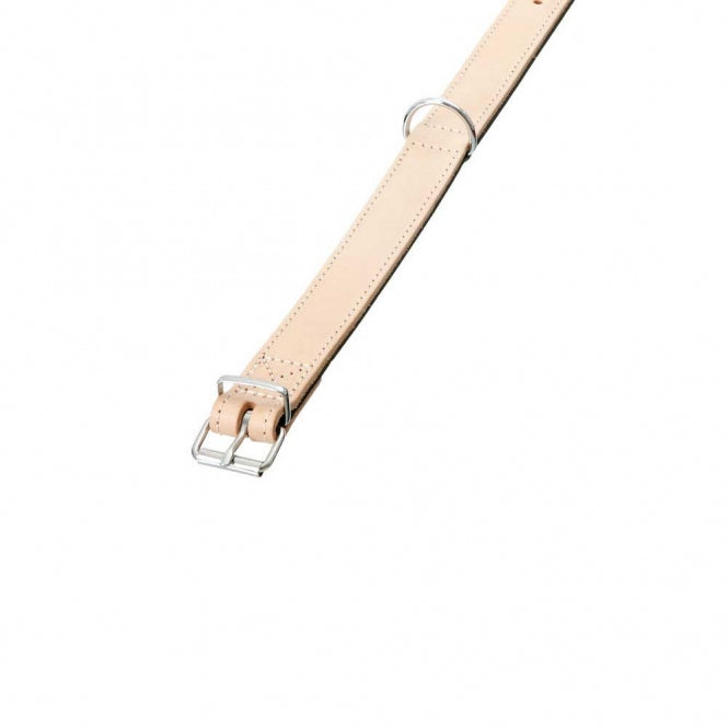 Karlie RONDO Halsband Genaaid - Natuur/Zwart - 32 mm, 62 cm