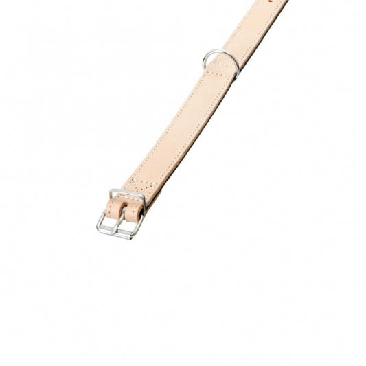 Karlie RONDO Halsband Genaaid - Natuur/Zwart - 32 mm, 70 cm