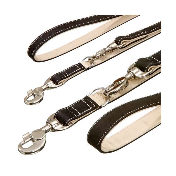 Karlie Buffalo Ultra Looplijn - Zwart/Hellbeige - 15 mm / 200 cm
