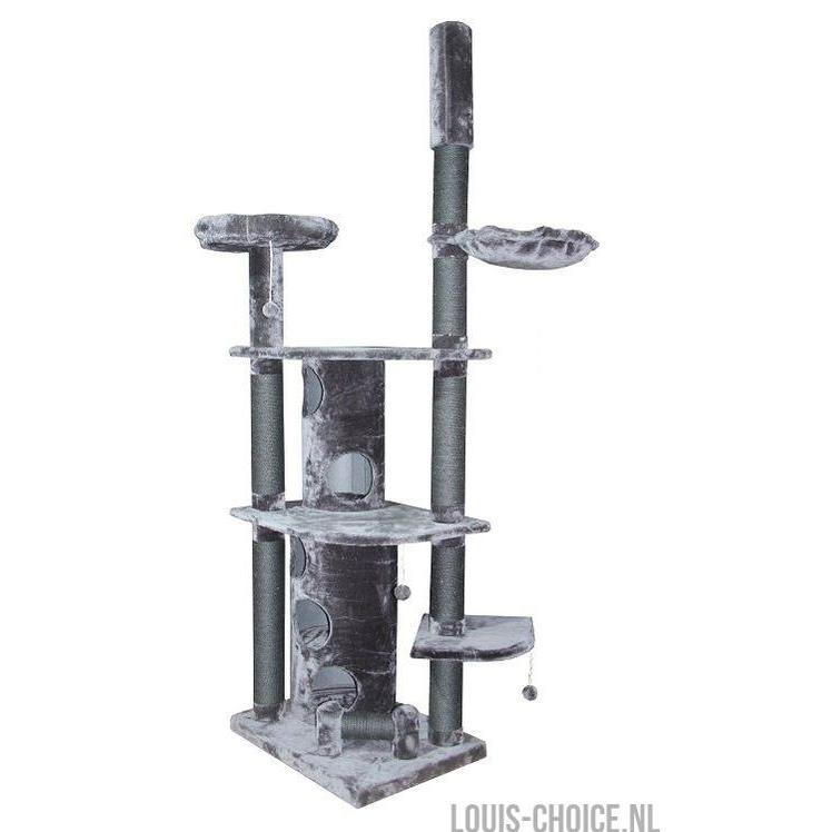 Krabpaal Heavy Cat Catwick Grijs 78 x 58 x 240 - 260 cm - palen 12 cm Dik !