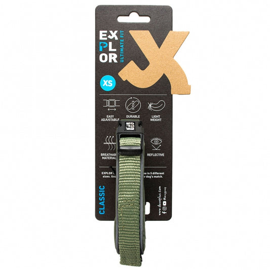 Duvoplus EXPLOR Ultimate Fit Comfy Halsband Classic - Undercover Green - XL - 52-61cm