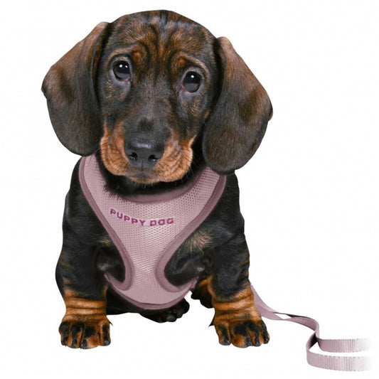 Trixie Junior Puppy-Softtuig met Lijn - lila