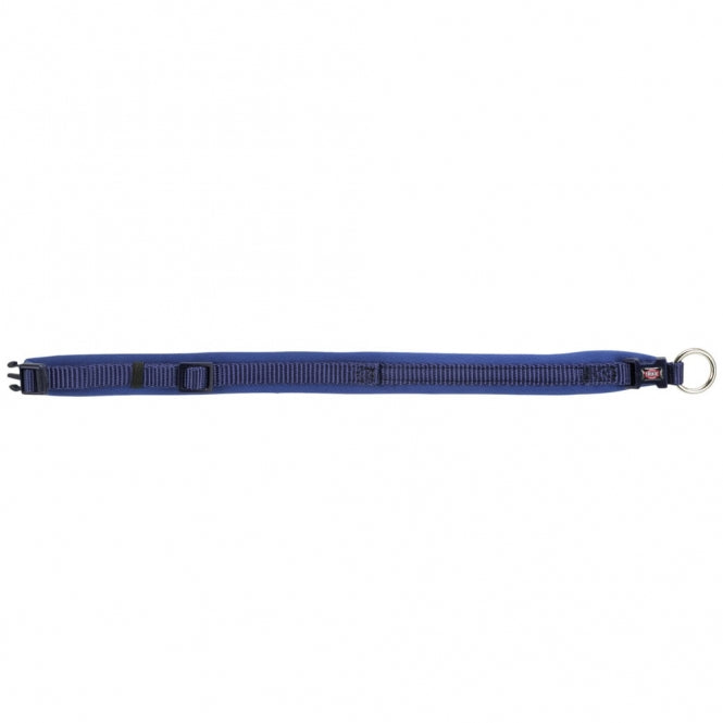 Trixie - Premium Halsband - Extra brede neopreen vulling - indigo/koningsblauw - 27-35 cm/10 mm