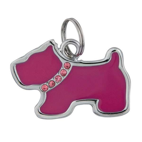 Trixie Sieraad-Adreshanger Hond met Strass
