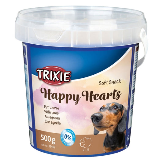 Trixie Zachte snack Happy Hearts 500g emmer