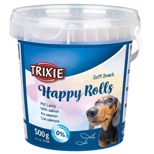 Trixie Zachte snack Happy Rolls 500g emmer