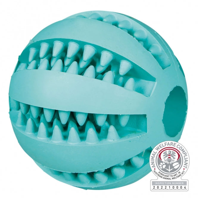 Trixie Denta Fun Bal met Muntsmaak - 6 cm