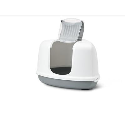 Savic Hoek Kattenbak Nestor Grijs / Wit