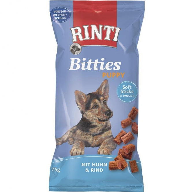 Rinti Extra Bitties Puppy Kip & Rund - 75 g