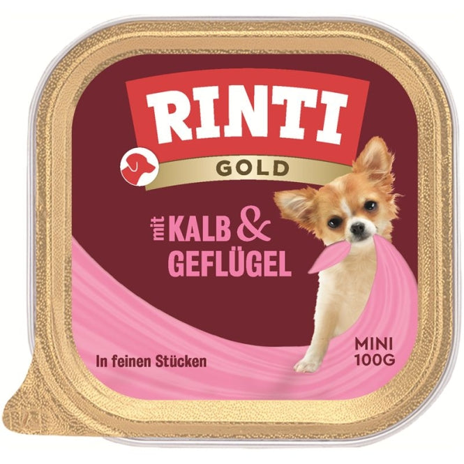 Rinti Schaaltje Gold Mini Kalf & Gevogelte - 100 g