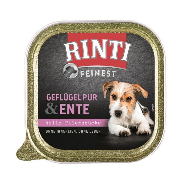 Rinti Schaaltje Feinest Gevogelte & Eend Puur - 150 g