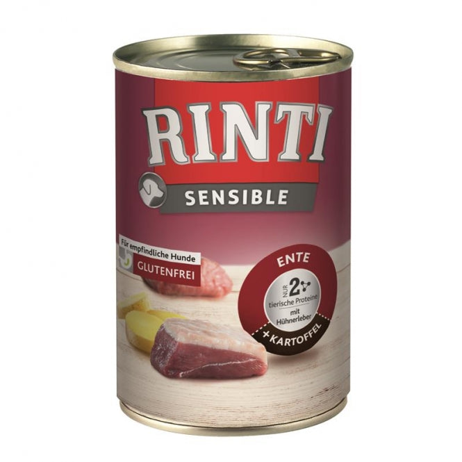 Rinti Dose Sensible Eend & Aardappel met Kiplever - 400 g