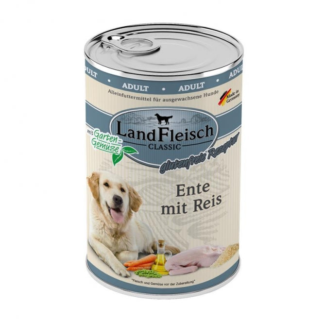 Landfleisch Dog Classic Eend met Rijst & Tuingroente - 400 g