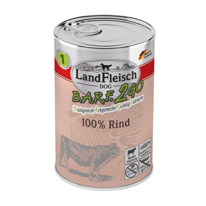 LandFleisch B.A.R.F.2GO 100% Rund - 400 g