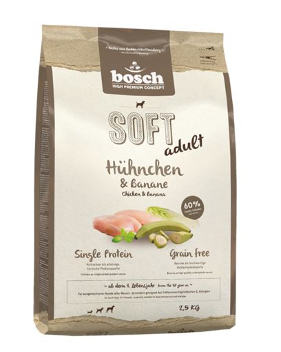 Bosch Soft Kip & Banaan - 2,5 kg