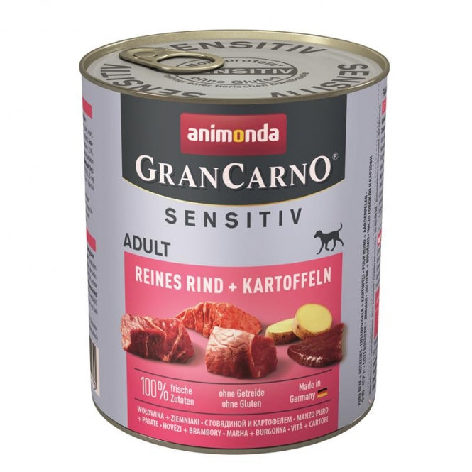 Animonda GranCarno Adult Sensitive Rund & Aardappel - 800g