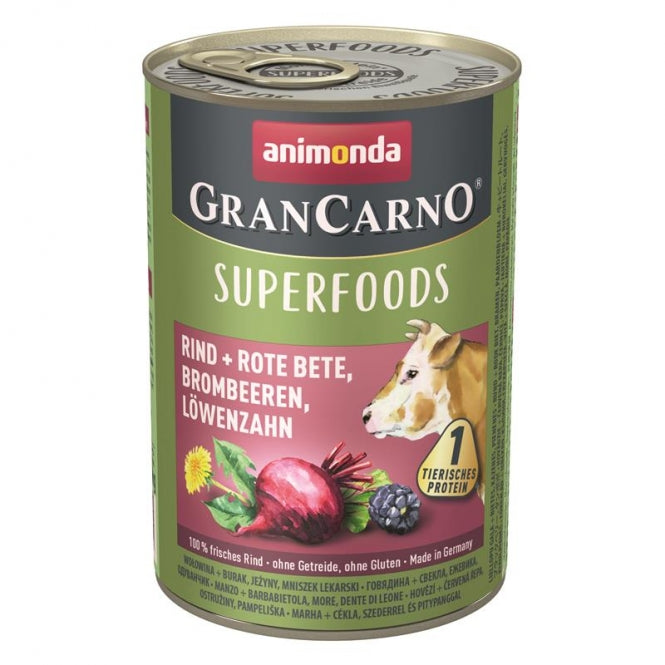 Animonda GranCarno Adult Superfood Rund & Rode Biet - 400g