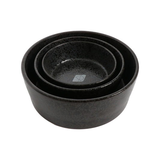 D&D Trendy schaal Jasper zwarte stippen - 13 cm