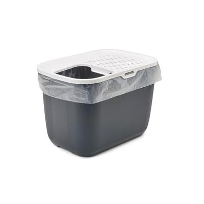 Savic Kattenbak Hop In Antraciet / Wit