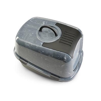 Savic Kattenbak Nestor Jumbo Marble Grijs / Zwart