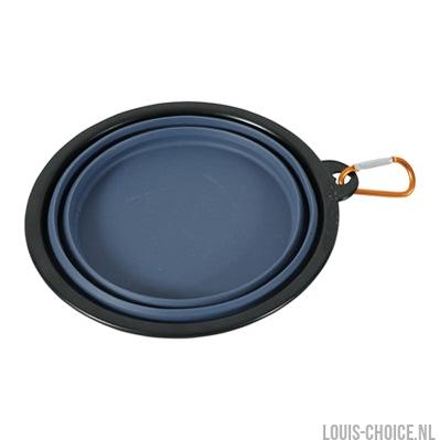 Zolux Bvk Voerbak Opvouwbaar Siliconen Blauw