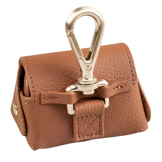 Duvoplus hondenpoepzakjes dispenser kunstleer - bruin