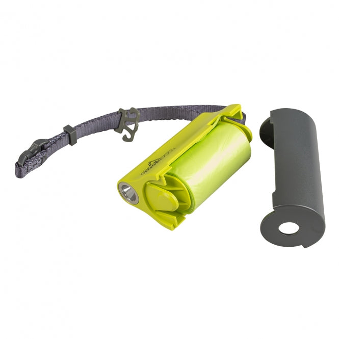 Poopidog - Hondenpoepzakjes dispenser met LED-verlichting - Violett