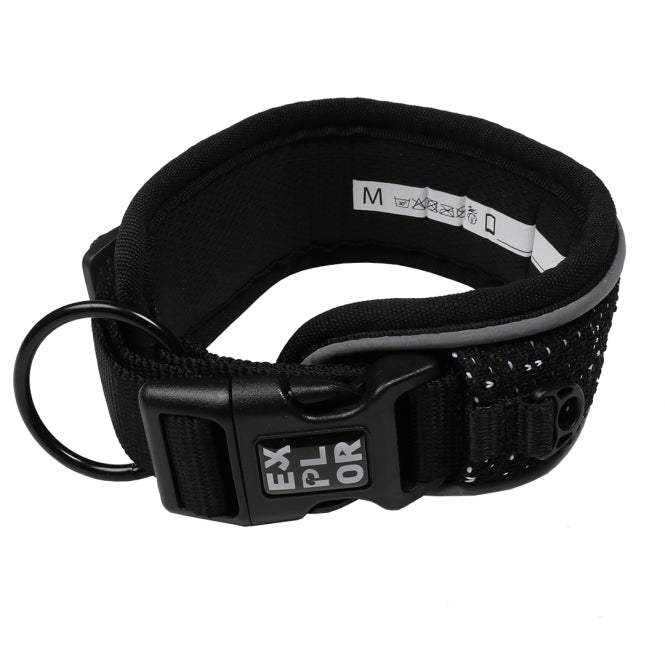 Duvoplus - EXPLOR Ultimate Fit - Control Halsband Fashion - Graniet Zwart - L - 45/51cm