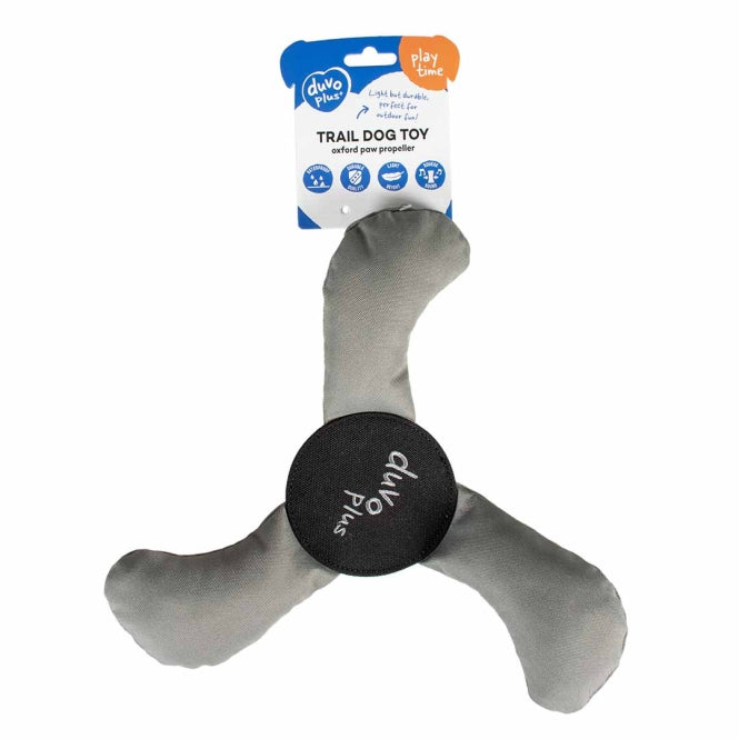 Duvoplus Hondenspeelgoed Trail Paw Propeller - grijs