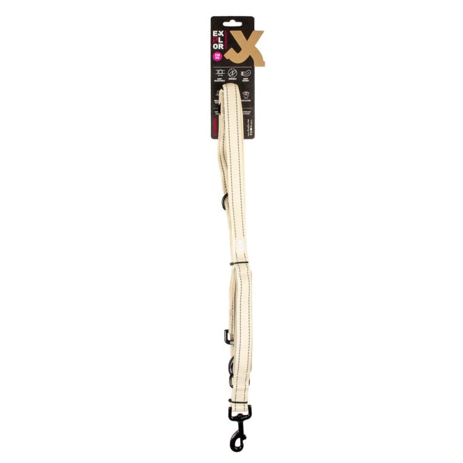 Duvoplus - Trainingsriem - EXPLOR Ultimate Fit Fashion - antiek wit - 220cm - 25mm