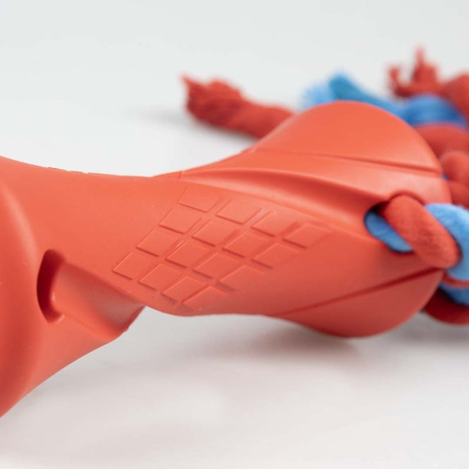 Duvoplus Rubrob Trektouw met Halter - rood