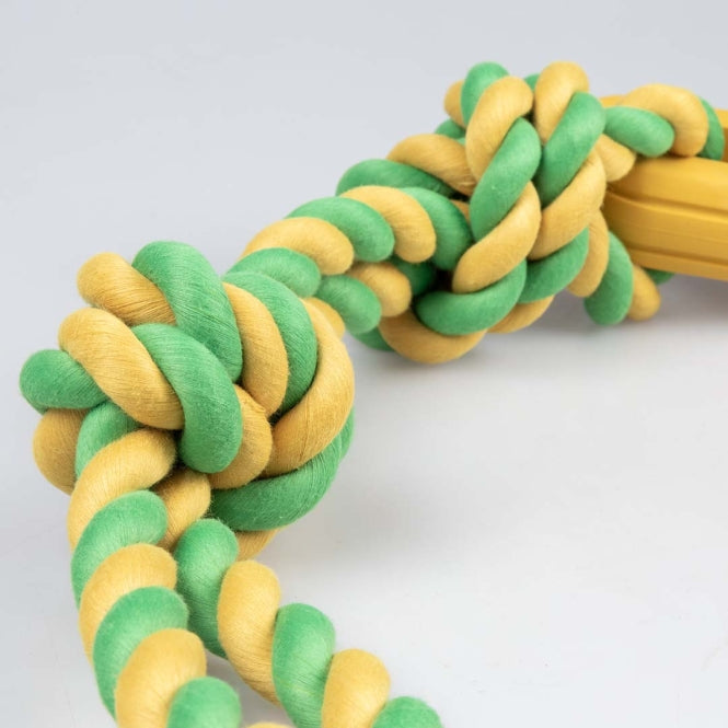 Duvoplus Rubrob Trektouw met Stick - geel