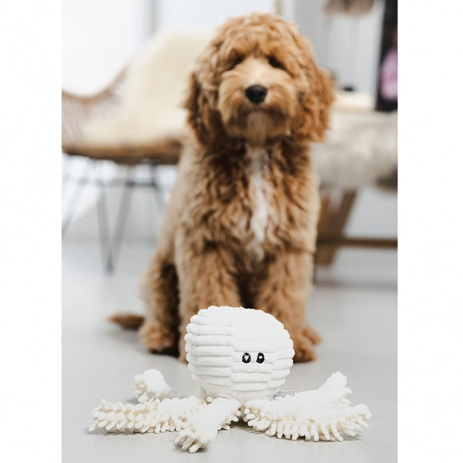 Beeztees Eco Hondenspeelgoed Octopus Okki - geluidloos