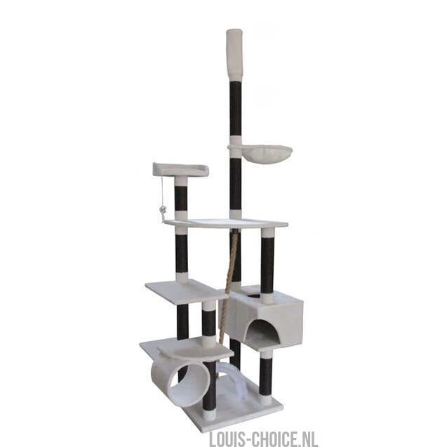 Topmast - Krabpaal Kingston - White - 60 x 60 x 235 - 250 cm