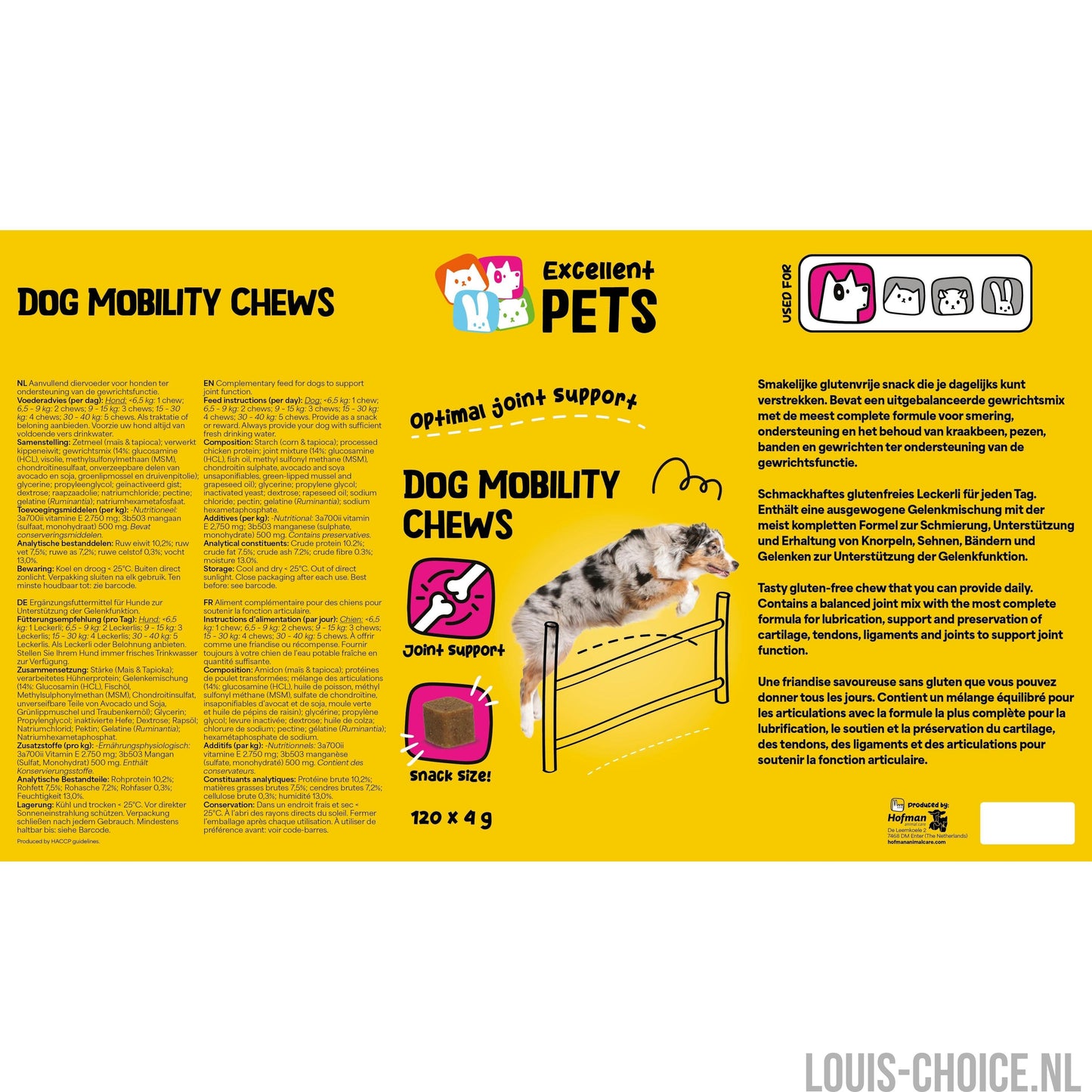 Excellent Pets Dog Mobility Soft Chews