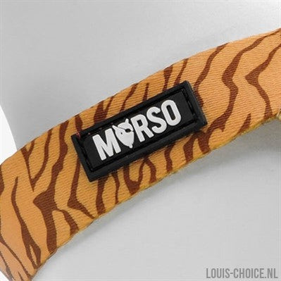 Morso Mini Hondentuig Verstelbaar Gerecycled Jungle Drum Oranje-MORSO-Louis Choice