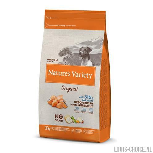 Natures Variety Original Adult Mini Salmon No Grain-NATURES VARIETY-Louis Choice