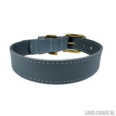 Sazzz Halsband Hond Braveheart Classic Leer Lichtblauw-SAZZZ-Louis Choice