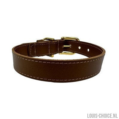 Sazzz Halsband Hond Braveheart Classic Leer Zadel Bruin-SAZZZ-Louis Choice