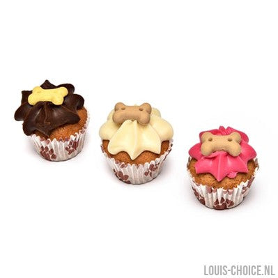 The Barkin Bakery Mini Iced Woofins Vanilla En Carob Trio Assorti-THE BARKIN BAKERY-Louis Choice
