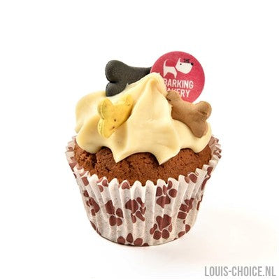 The Barking Bakery Carob Woofin Met Geel Glazuur-THE BARKING BAKERY-Louis Choice