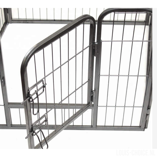 Topmast Dual Puppyren - Twee Ruimtes - Hondenren voor Binnen - Antraciet-Topmast-Louis Choice