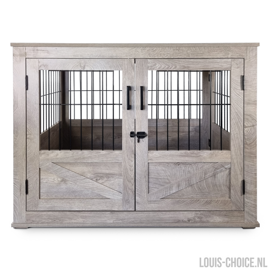 Topmast Luxueus Bench Rustic - Medium - 79 x 57 x 62 cm - Grey Weathered-Topmast-Louis Choice