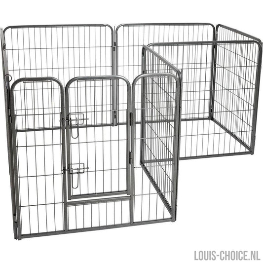 Topmast Premium Puppyren - Antraciet Gecoat - Diverse hoogtes-Topmast-Louis Choice