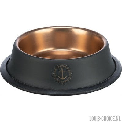 Trixie Be Nordic Voer / Waterbak Rvs / Rubber Zwart / Brons-TRIXIE-Louis Choice