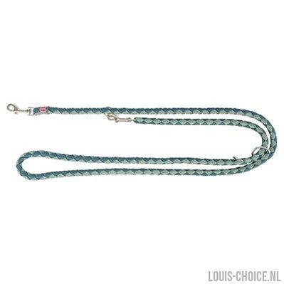 Trixie Hondenriem Cavo Verstelbaar Petrol / Salie Groen-TRIXIE-Louis Choice