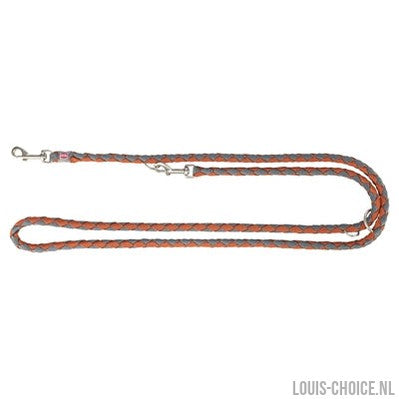 Trixie Hondenriem Cavo Verstelbaar Roest / Grafiet Grijs-TRIXIE-Louis Choice