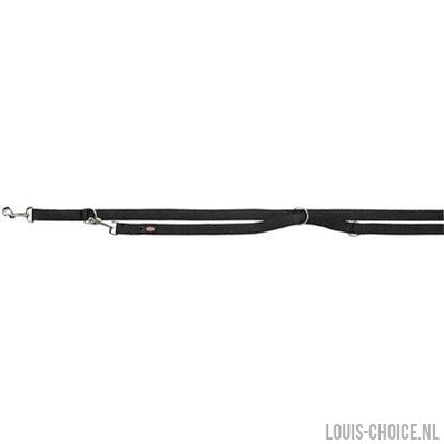 Trixie Hondenriem Premium Verstelbaar Tweelaags Zwart-TRIXIE-Louis Choice
