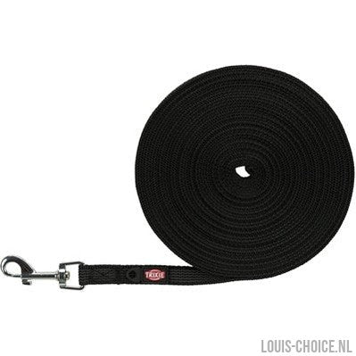 Trixie Hondenriem Sleeplijn Met Rubber Bekleed Zwart-TRIXIE-Louis Choice