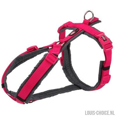 Trixie Hondentuig Premium Trekking Fuchsia / Grijs-TRIXIE-Louis Choice